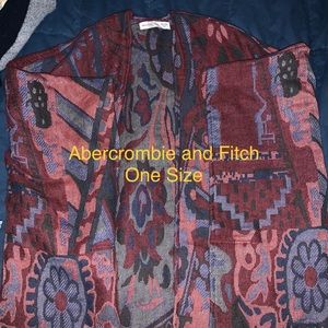 Abercrombie shawl pullover